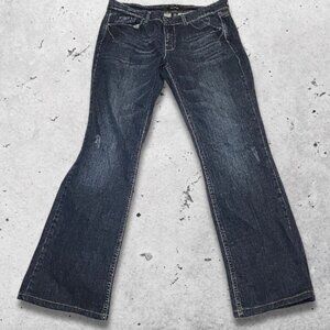 White House‎ Black Market Bootcut Leg Jeans Mid-Rise Five Pockets Denim Blue 14R